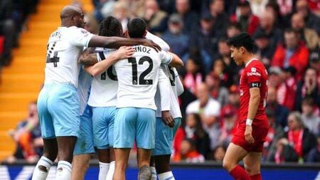 Liverpool’s title chances suffer huge blow as Crystal Palace win at Anfield