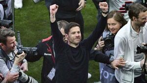 Xabi Alonso’s Bayer Leverkusen secure first Bundesliga title with five games to spare