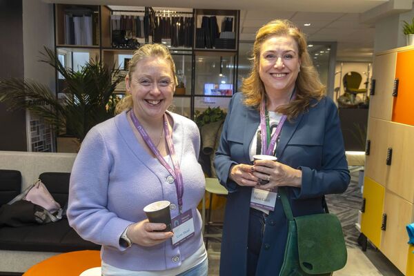 Lynn Shead and Jayne Cahill. Photograph: Patrick Browne