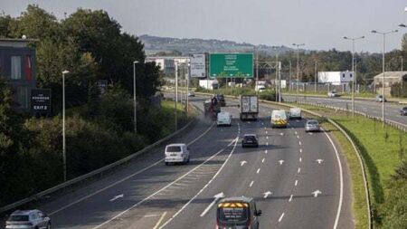 Gardaí appeal for witnesses after woman robbed on hard shoulder of major road