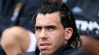 Former Argentina striker Carlos Tevez admitted to hospital with chest pains