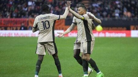 Kylian Mbappe stars as PSG close in on Ligue 1 title