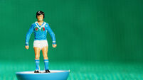 Vintage Subbuteo soccer player