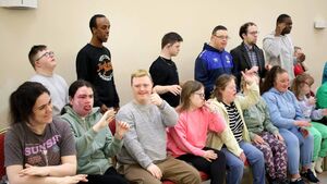 Lamh Choir presents cheque to Focus Ireland