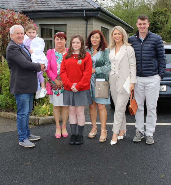 Grace Hennessy, St. Ursula's, who was Confirmed by Bishop Alphonsus Cullinan at the Sacred Heart Church. Grace Hennessy, St. Ursula's, who was Confirmed by Bishop Alphonsus Cullinan at the Sacred Heart Church.