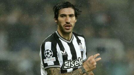 Sandro Tonali gets suspended two-month ban following breach of FA betting rules