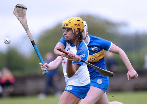 Waterford's Niamh Rockett about to shoot for a score in the first-half.