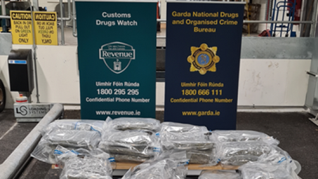Two men arrested in Dublin and Wexford after seizure of drugs worth €3.6 million