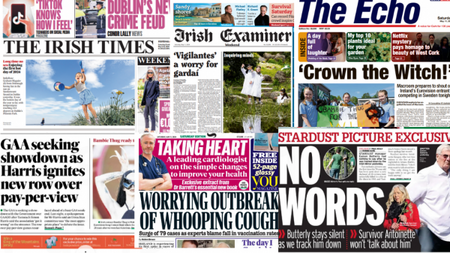What the papers say: Saturday's front pages