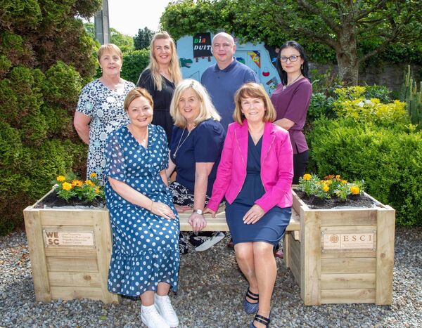 Staff Members Lilian Purcell, Catherine Curran, Assumpta O'Neill, Director, Breda Halley,Laura Zalcmane, Derek Ryan and Agnes Hnatowska. Photo: John Power