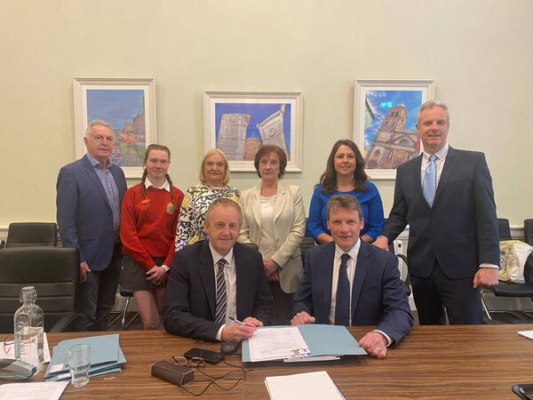 David Daniels signing his election nomination at City Hall. David Daniels signing his election nomination at City Hall.