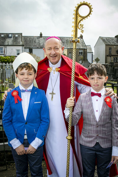 Stephen and John Doyle, Mount Sion, who were Confirmed by Bishop Alphonsus Cullinan at Ballybricken Church. Stephen and John Doyle, Mount Sion, who were Confirmed by Bishop Alphonsus Cullinan at Ballybricken Church.