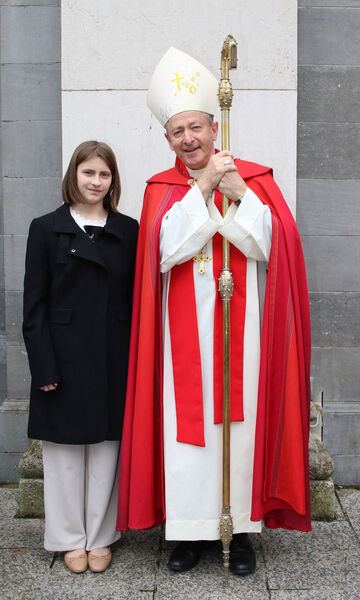 Salwek Gosia, St. Joseph's, who was Confirmed by Bishop Alphonsus Cullinan at the Cathedral. Salwek Gosia, St. Joseph's, who was Confirmed by Bishop Alphonsus Cullinan at the Cathedral.