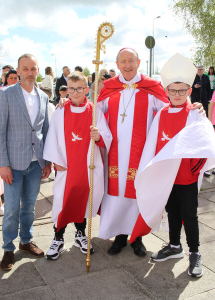Twins Jamie and Jake Smith, St. Saviour's, who were Confirmed by Bishop Alphonsus Cullinan at St. Saviour's Church. Twins Jamie and Jake Smith, St. Saviour's, who were Confirmed by Bishop Alphonsus Cullinan at St. Saviour's Church.