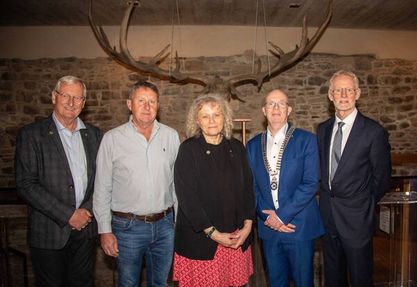 Attending were Finn Berggren, Mark Breen, Anne Christine Frank Larsen, Brian Tynan, President, Waterford Rotary and Eamonn McEneaney. Photo: John Power Attending were Finn Berggren, Mark Breen, Anne Christine Frank Larsen, Brian Tynan, President, Waterford Rotary and Eamonn McEneaney. Photo: John Power
