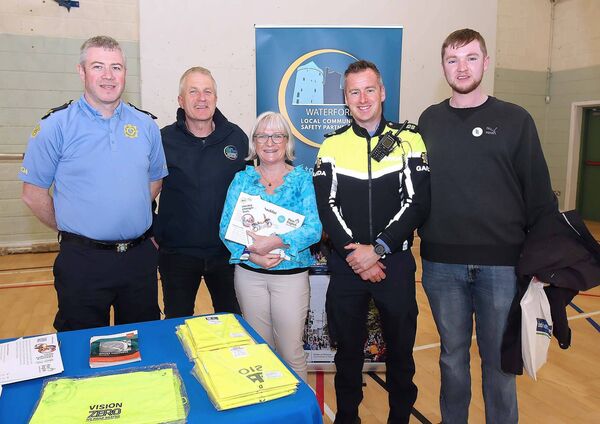 Waterford Local Community Safety Partnership - Garda Killian Mangan, Eddie Mulligan, Edel Finan, Adult Literacy For Life, Garda Iain O'Byrne and Dave Browne.