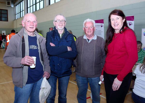 Paddy O'Mahoney, Paddy Doherty, Jimmy O'Sullivan and Catherine Power, Waterford Volunteer Centre.