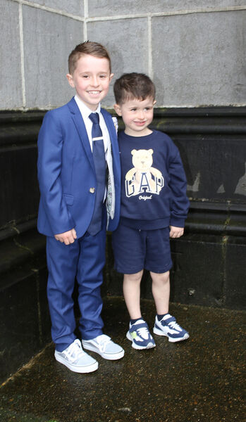  Koby O'Reilly, St. Declan's, who made his First Holy Communion at St. John's Church, also included is Cole O'Reilly.