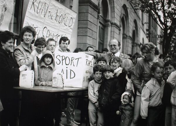 Mayor of Waterford Liam Curham pictured at the start of the 1986 Race Against Time. Mayor of Waterford Liam Curham pictured at the start of the 1986 Race Against Time.