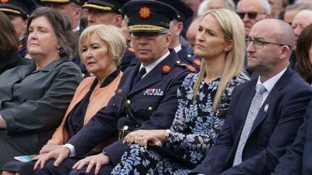 McEntee and Harris honour gardaí who died in line of duty at memorial day