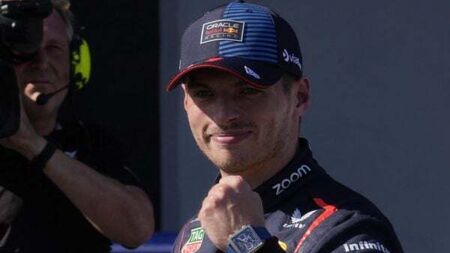 Max Verstappen enjoys ‘special’ day as he matches Ayrton Senna pole record