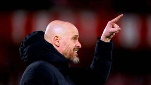 Erik ten Hag says things are on the up at Manchester United