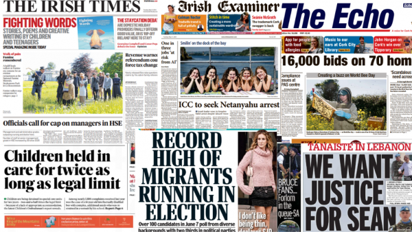 What the papers say: Tuesday's front pages - Homepage - Waterford News & Star - Vimarsana News