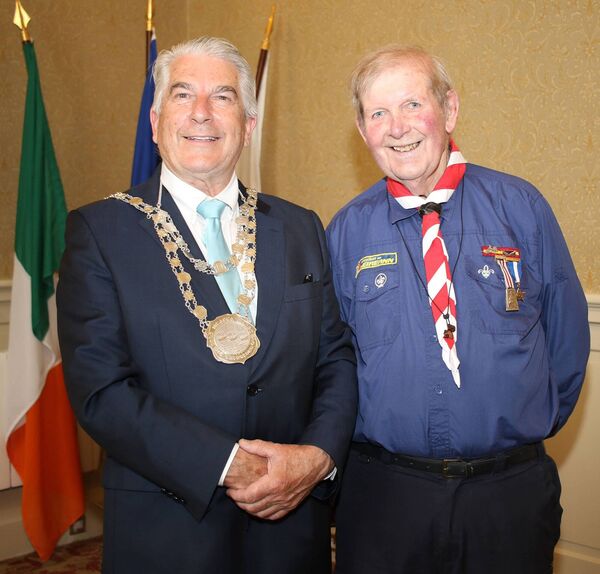 Metropolitan Mayor of Waterford Cllr Jody Power and George Kavanagh.