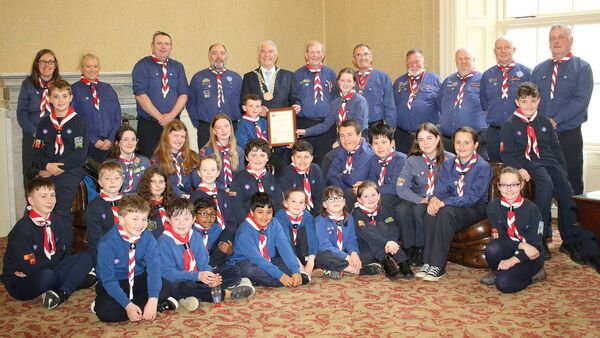 Waterford's De La Salle Scouts honoured for decades of service