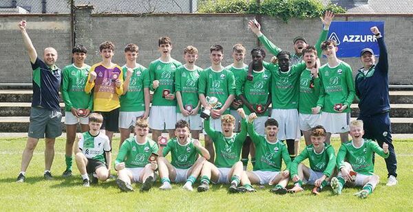 Ferrybank AFC winners of the Ball Corporation Under 17B Cup against Waterford Crystal at Ozier Park. Ferrybank AFC winners of the Ball Corporation Under 17B Cup against Waterford Crystal at Ozier Park.