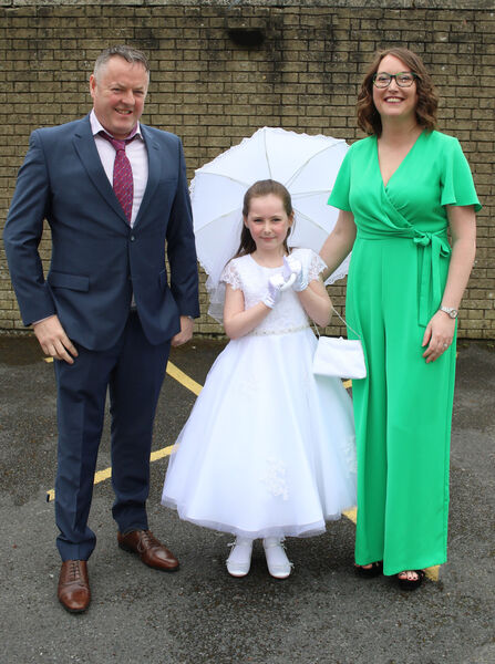  Aoibheann McCarthy, St. John of God, who made her First Holy Communion at St. Joseph and Benildus Church.