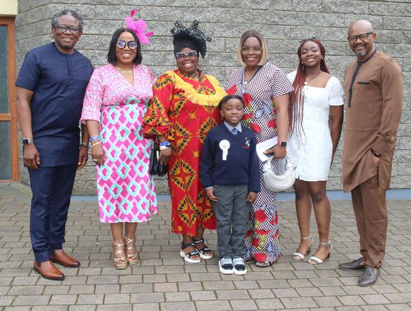  Brandon Okafor, St. Paul's, who received his First Holy Communion at St. Paul's Church.