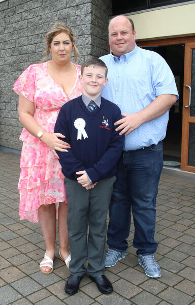  Kayden McLawrence, St. Paul's, who received his First Holy Communion at St. Paul's Church.