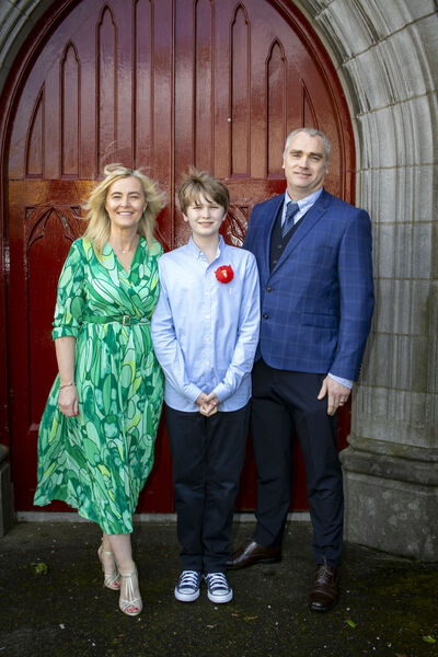  Tristan Doyle, St. Declan's, who was Confirmed by Bishop Alphonsus Cullinan at St. John's Church.