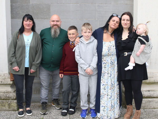  Craig Stacey, Stephen Street De La Salle, who received his First Holy Communion at the Cathedral of the Most Holy Trinity.
