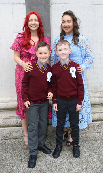  Freddie Starmer and Darragh Sheehan, Stephen Street De La Salle, who received their First Holy Communion at the Cathedral of the Most Holy Trinity.
