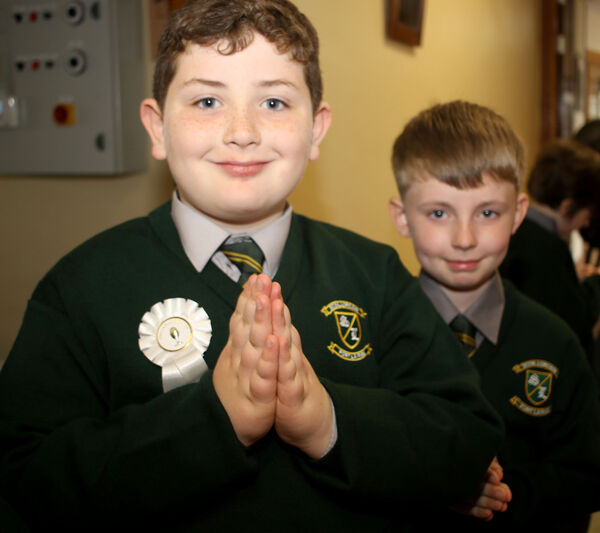  Pupils from Scoil Lorcain, who received their First Holy Communion at the Sacred Heart Church.