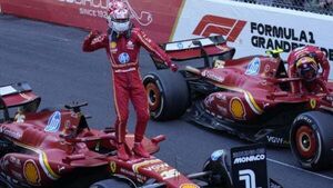 Charles Leclerc wins home race at processional Monaco Grand Prix