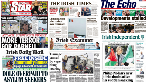What the papers say: Wednesday's front pages - Homepage - Waterford News & Star - Vimarsana News
