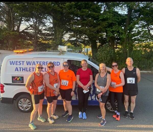 Members of the Touraneena Runner’s Club who took part in the Ardmore 5-mile last weekend. 