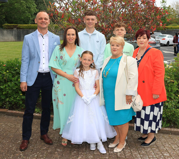 Zara Jackman, St. Ursula's, who received her First Holy Communion at the Sacred Heart Church. Zara Jackman, St. Ursula's, who received her First Holy Communion at the Sacred Heart Church.