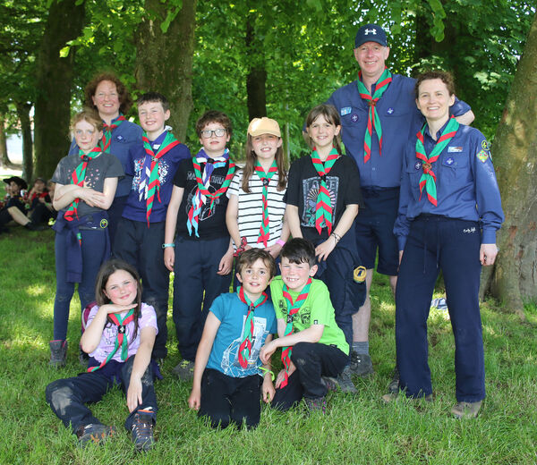 Faithlegg getting ready for the Conga at the Cub Scout County Challenge at Portlaw. Faithlegg getting ready for the Conga at the Cub Scout County Challenge at Portlaw.