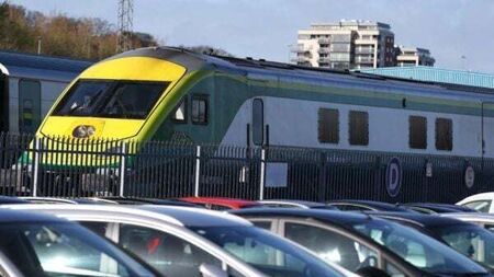 Council van stolen and crashed at Dart station in Dublin