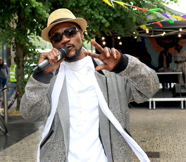 Michel Avatario, who performed at Africa Day at Waterford Cultural Quarter. Photo: Joe Evans Michel Avatario, who performed at Africa Day at Waterford Cultural Quarter. Photo: Joe Evans