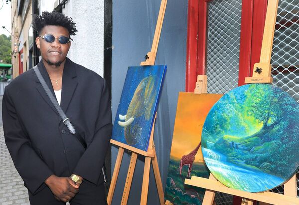 Serge (Pencil Boy Art), at Africa Day at Waterford Cultural Quarter. Photo: Joe Evans Serge (Pencil Boy Art), at Africa Day at Waterford Cultural Quarter. Photo: Joe Evans