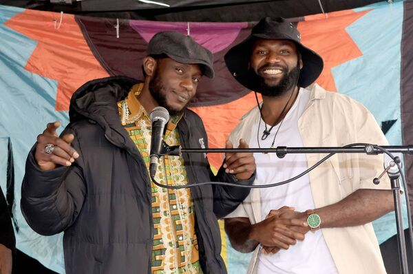 DJ Murcury and MC. P J, who took part in Africa Day at Waterford Cultural Quarter. Photo: Joe Evans DJ Murcury and MC. P J, who took part in Africa Day at Waterford Cultural Quarter. Photo: Joe Evans