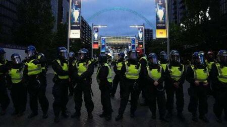 Police make 56 arrests around Champions League final at Wembley