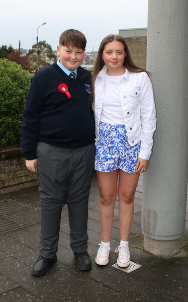  Kyle Evans, Scoil Lorcain, who was confirmed by Bishop Alphonsus Cullinan at the Sacred Heart Church.