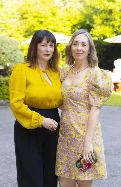Network Ireland Waterford Branch hosted their prestigious Businesswoman of the Year Awards at Waterford Castle. Pictured are Natalie Garland Cooke and Karen Murphy. Photograph: Patrick Browne