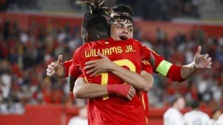 Northern Ireland thrashed by Spain despite taking early lead